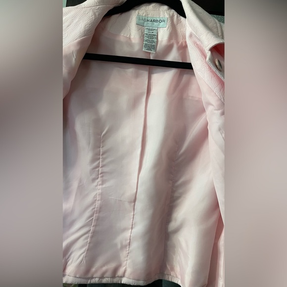 🎉SALE🎉 Sag Harbor Petite Pastel Pink Blazer Jacket | Size 8P - Picture 11 of 14